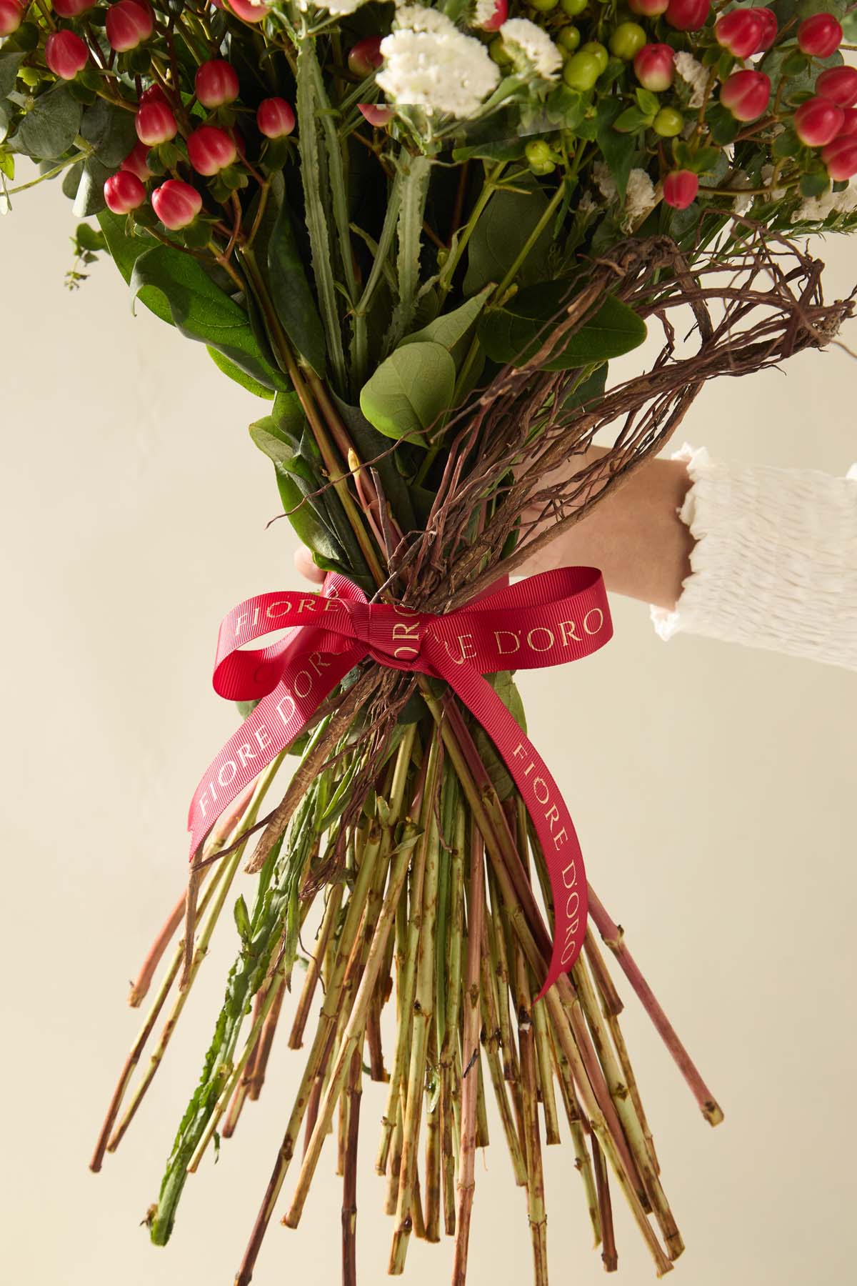 Berry Me in Love bouquet side view thumbnail