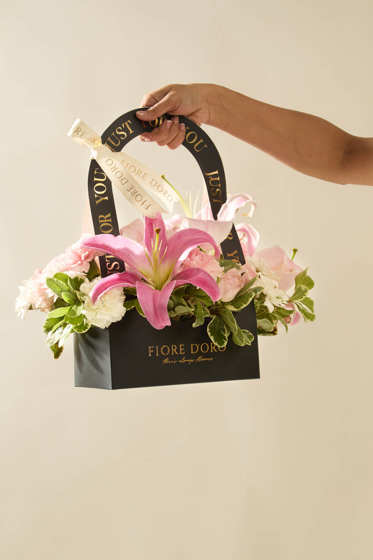 Doro Blush Tote top view thumbnail